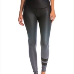 High-Waisted Airbrush Ombré Yoga Leggings